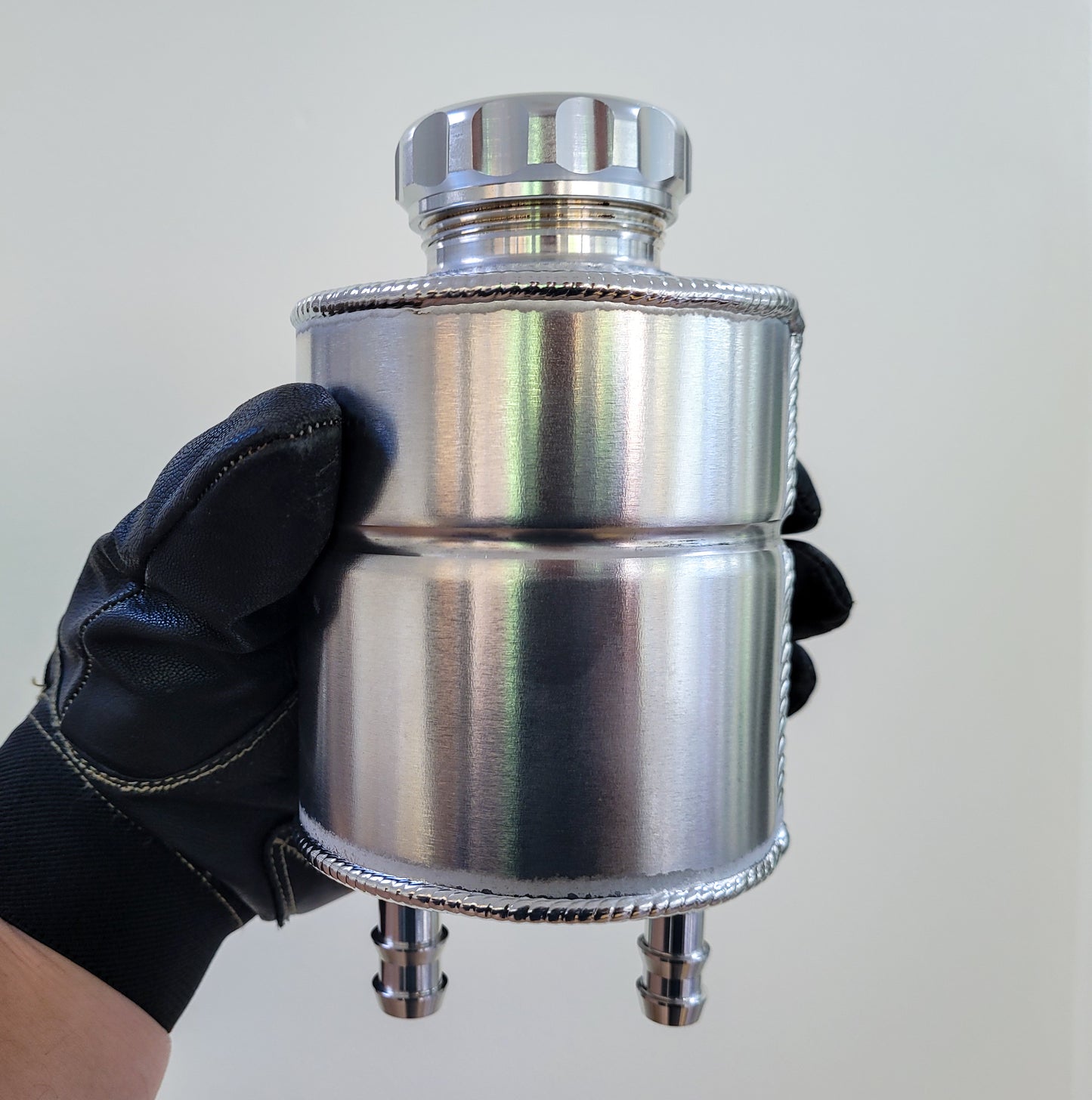 Aluminium Power Steering Reservoir Tank Universal Fit