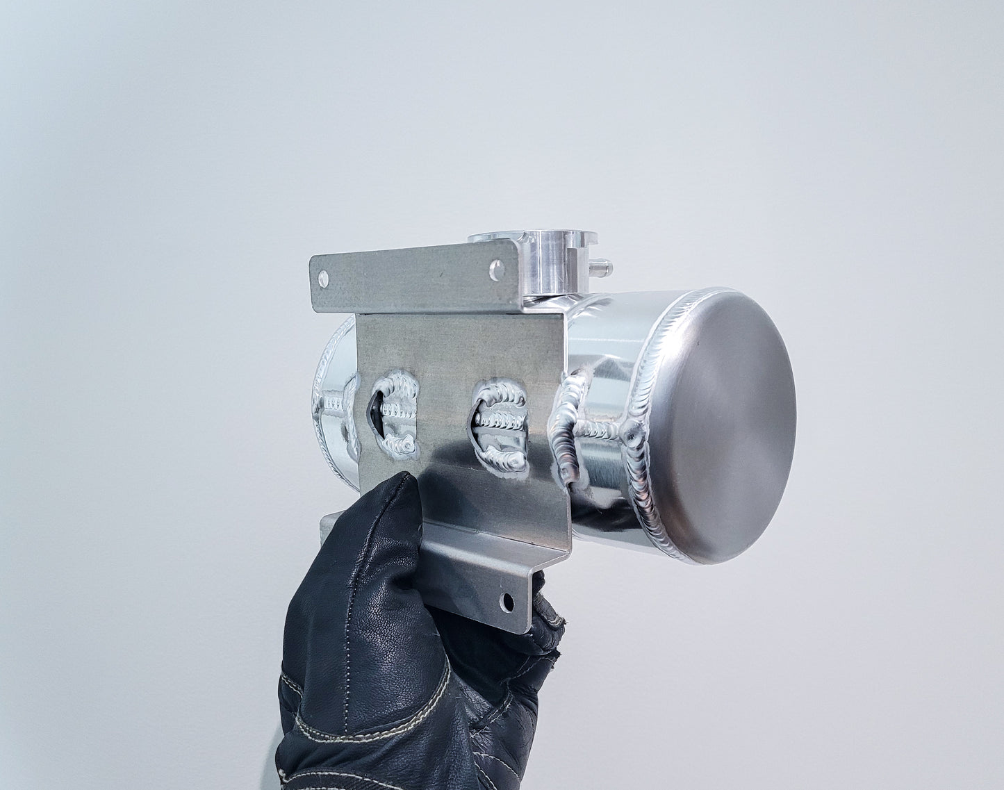 Aluminium Header Tank 1.5L – Pressurised Coolant Reservoir (Horizontal)