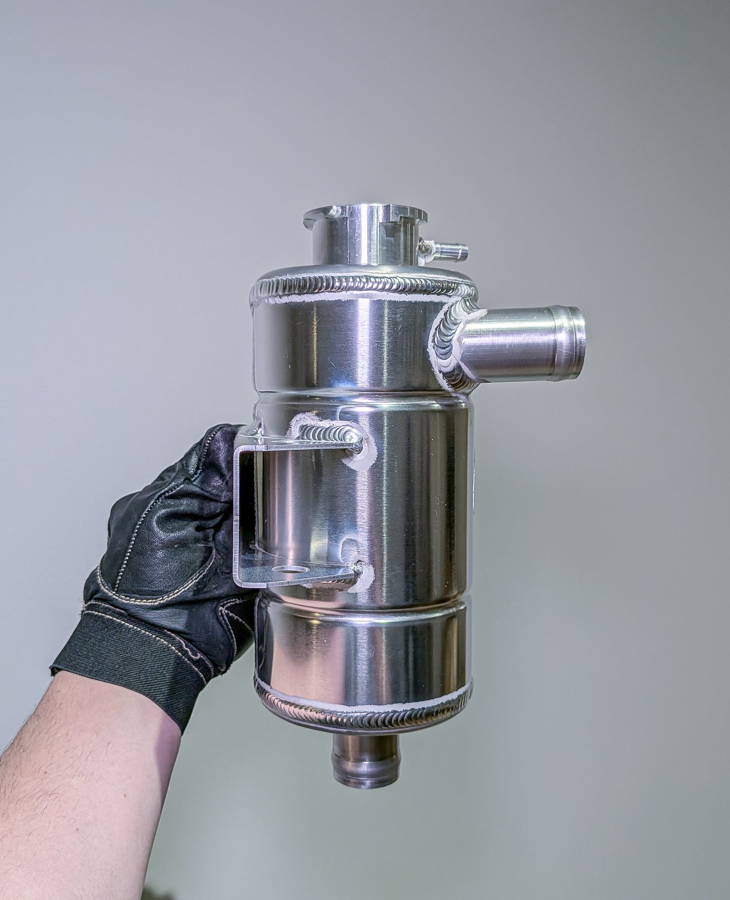 1.5L Aluminium Header Tank / Swirl Pot – 32mm Inlet & Outlet