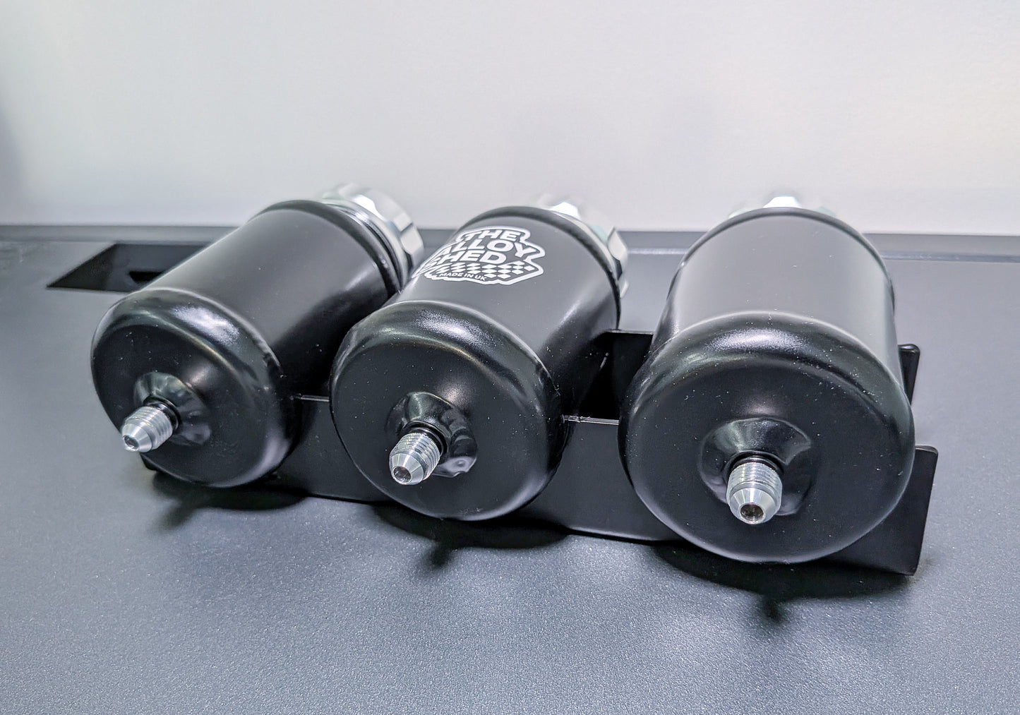 Aluminium Triple Brake & Clutch Fluid Reservoir Assembly
