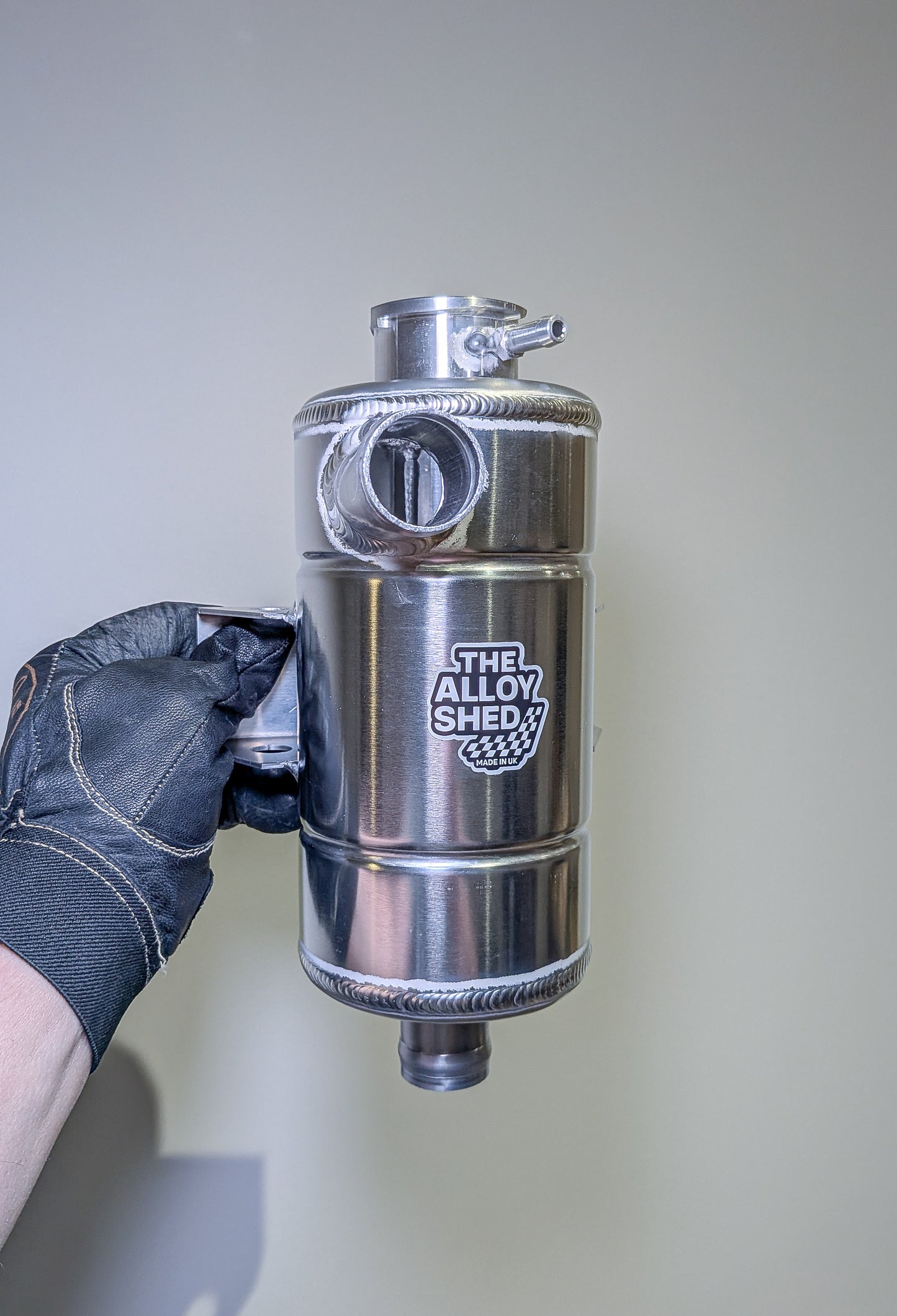 1.5L Aluminium Header Tank / Swirl Pot – 32mm Inlet & Outlet