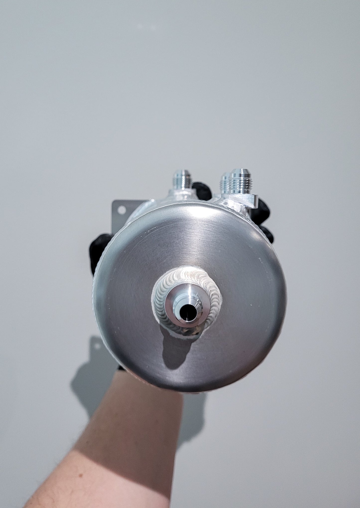 AN-Fitting Aluminium Fuel Swirl Pot — 1.5L