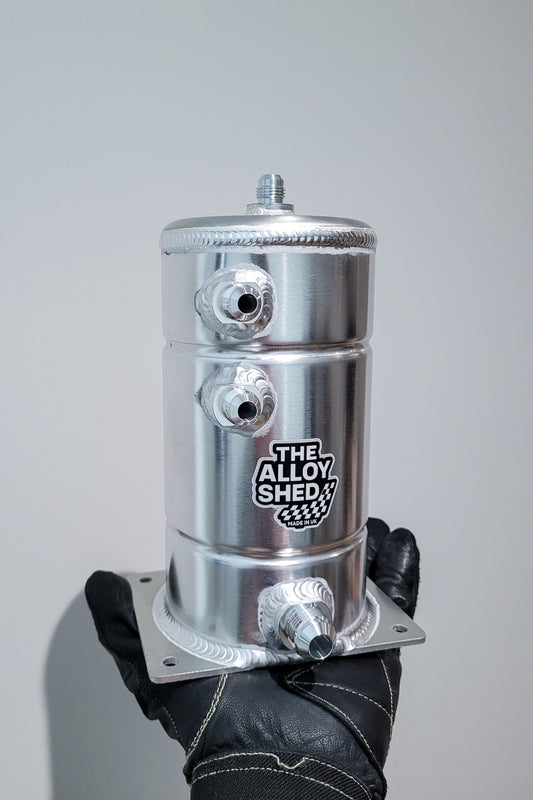 AN-Fitting Aluminium Fuel Swirl Pot — 1.5L