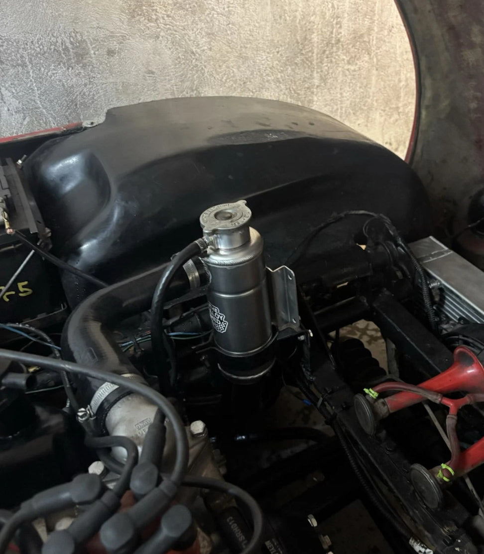 Aluminium Coolant Swirl Pot | Motorsport Fabricated | 0.9L