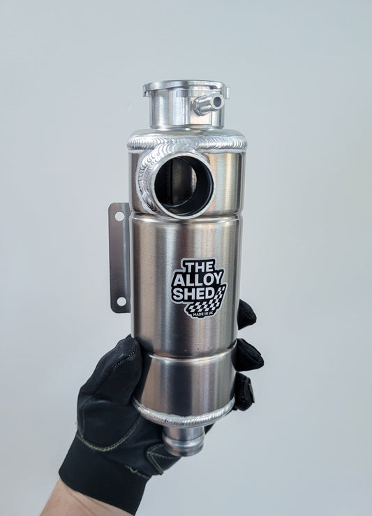 Aluminium Coolant Swirl Pot | Motorsport Fabricated | 0.9L